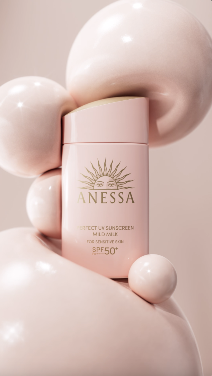 資生堂　マイルドミルクCG映像